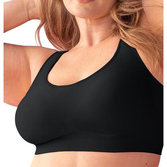 Shapermint Essentials Everyday Comfort Straps Wireless Shaping Bra Black Sz MED - Picture 1 of 7